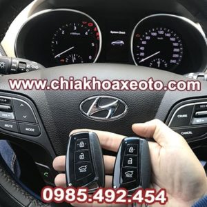 Chìa Khóa Thông Minh Hyundai Santafe HCM