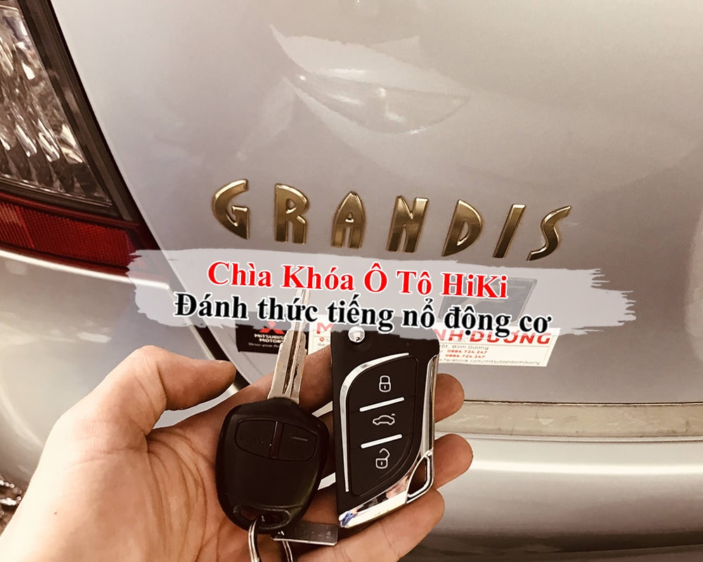 lam chia khoa xe mitsubishi grandis