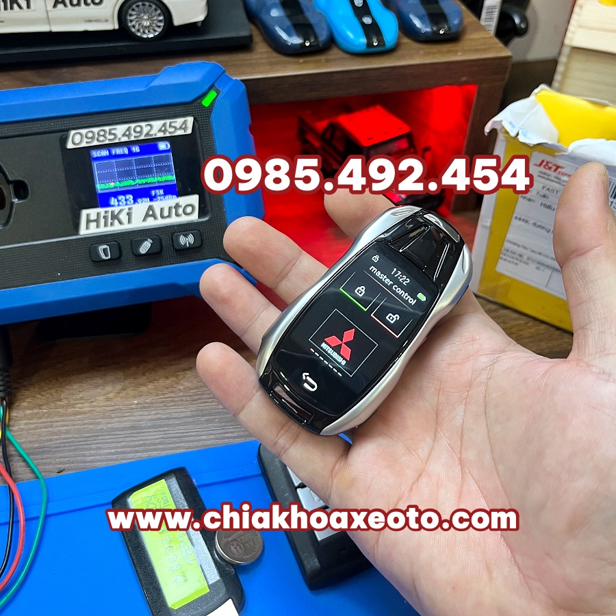 Chìa Khóa Cảm Ứng Mitsubishi Triton 4 chia khoa cam ung mitsubishi triton