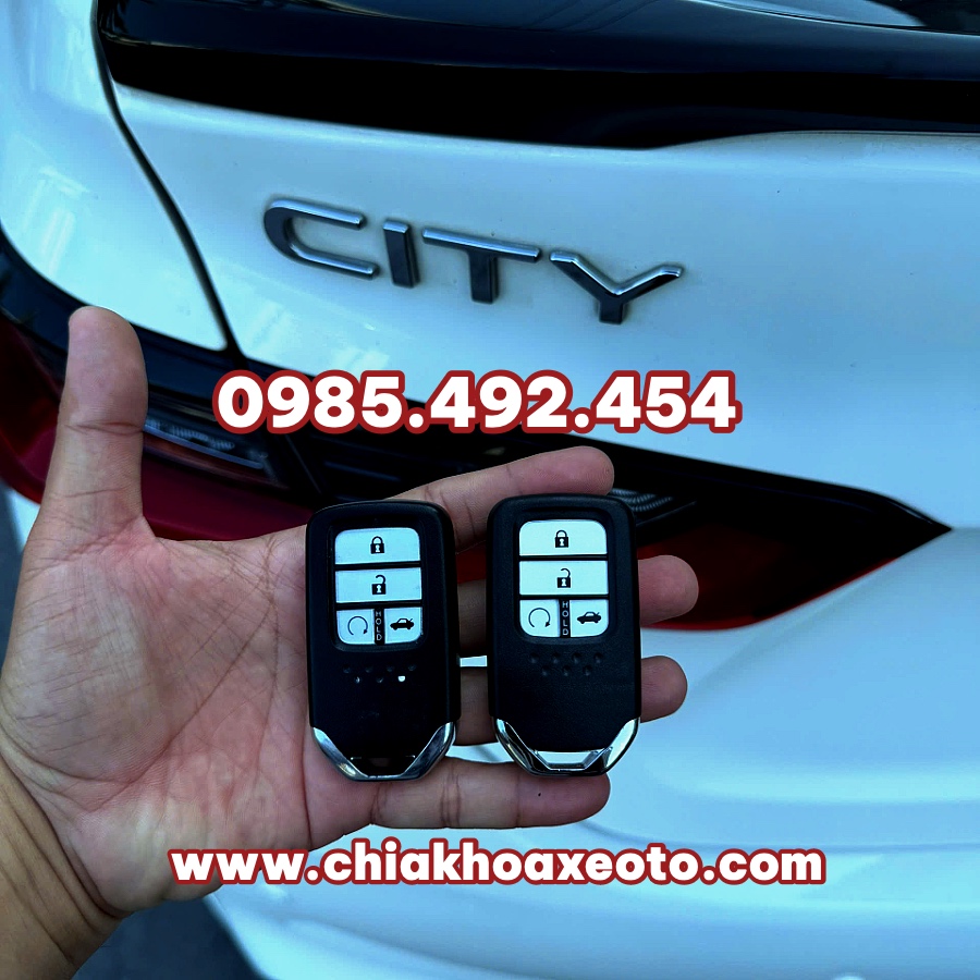 Chìa Khóa Honda City 2021–2026 3 Chìa Khóa Honda City 2021–2026 | Làm Chìa Dự Phòng